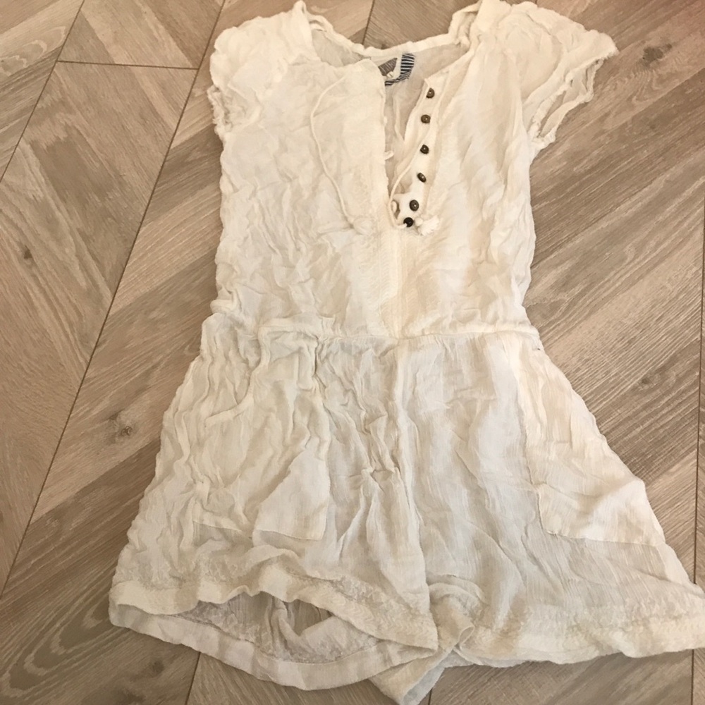 Anthropologie Romper White Small Swim